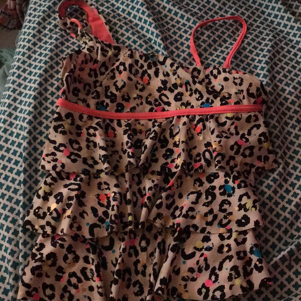JUSTICE Cheetah bathing suit